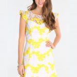 Ruffled Sleeve Lace Junior Dress